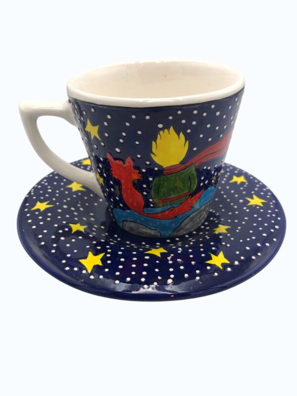 Küçük Prens Motifli Sütlü Kahve & Latte Fincanı