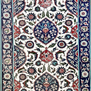 60x100cm Hatâî  Üslubu Çini Pano